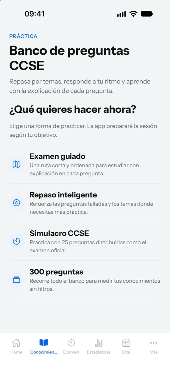 Banco de conocimientos por tarea del CCSE en miCCSE